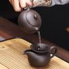 Handmade Purple Clay Teapot Tea Cup Tea Ceremony Ceramic Tea Set Kung Fu Pot Pot  Cup Chinese Beverage High Quality