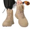 Snow Boots Winter Velvet Warm Cotton Shoes Fur Integrated High Top Martin Boots