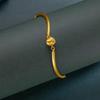 Elegant Cat's Eye Transfer Bead Half-Bangle Bracelet for Women, Vietnamese Sand Gold, Niche, Exquisite Light Luxury Jewelry.