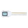 Soil Meter 3 in 1 High Accuracy PH Temperature Moist Dual Probe Soil Tester with LCD Screen for Potted Plant Greenhouse