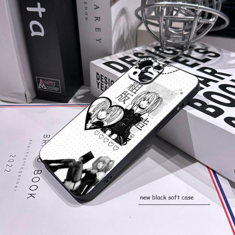 Clmj Death Note Misa Phone Case FOR IPhone 15promax 14 11 12 Pro 15 16 Plus 13 Pro MAX XR XS Black Soft Covers