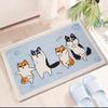 Cute Cartoon Animal Shaped Bath Mat Super Absorbent Soft Imitation Cashmere Non Slip Backing For Bathroom Kids Bedroom