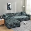 Geometric Printed Couch Cover Sofa Cover Elastic Slipcovers for Pets Chaselong Protector L Shape Anti-dust Machine Washable 1PC
