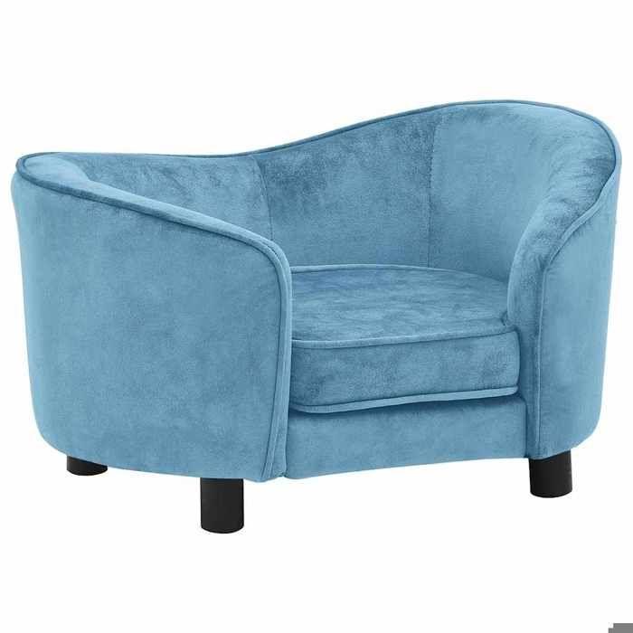Canapé pour chien - vidaXL - Turquoise - 69x49x40 cm - Peluche - Intérieur