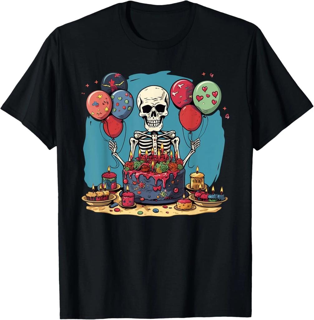 Skeleton Birthday Clothes for Skeleton Lovers T- Shirt
