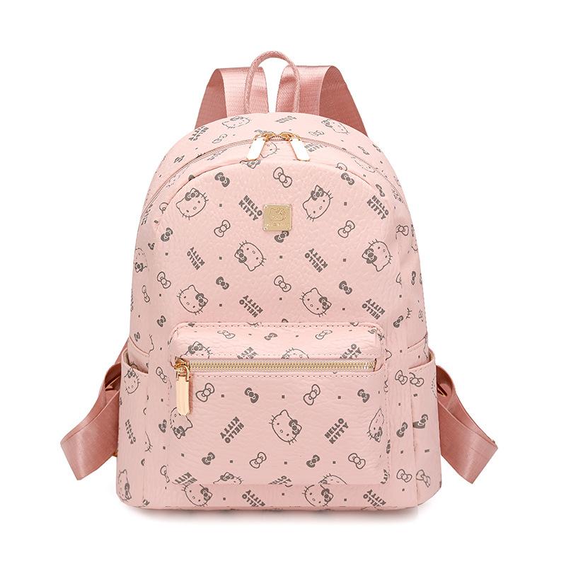 Schoolbag1011 New Cute Printed Backpack Female Students Lightweight Versatile Large Capacity Campus School Bag High Value Backpack