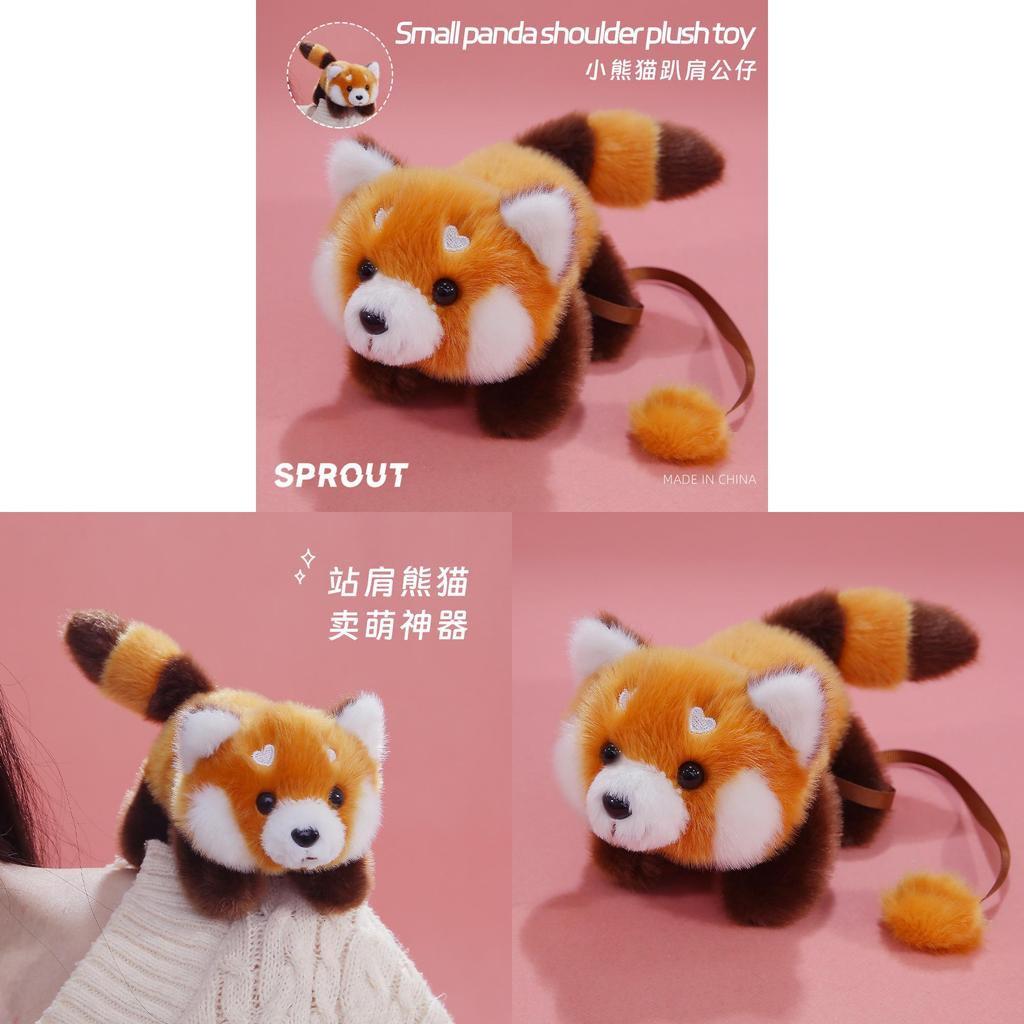 Soft Panda Plush Toy With Heart Eyebrows For Children And Gift Giving
