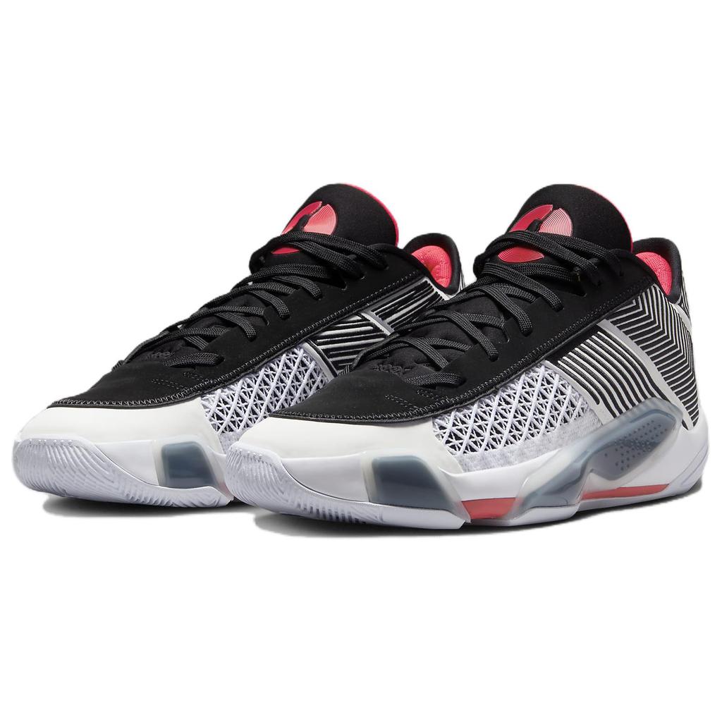 Neuer Jordan 38 Low Weiß Siren Rot Schwarz FD2325-101
