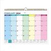 Schema Papier Wandkalender Jaarplanning Opmerking Hangende Planner Engelse Wandkalender Thuiskantoor
