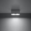 Quad maxi ceiling lamp gray