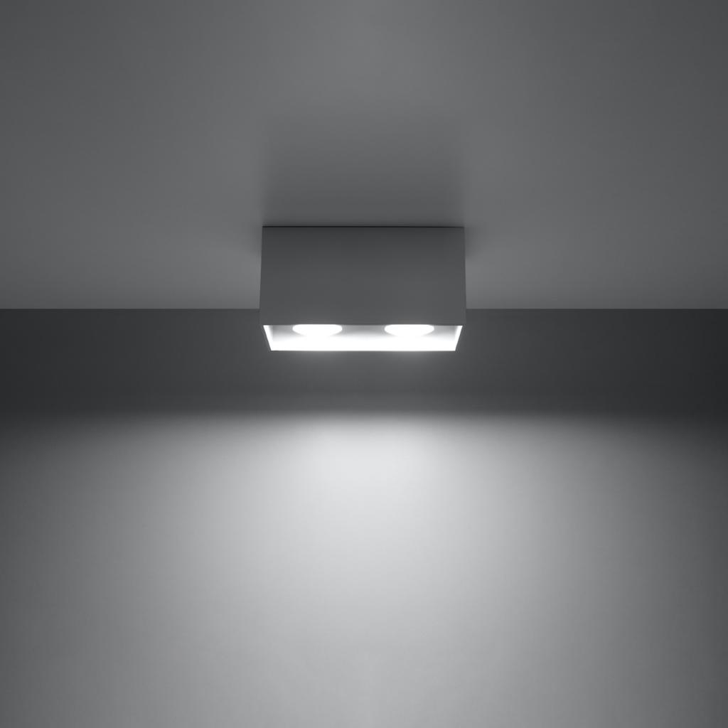 Quad maxi ceiling lamp gray