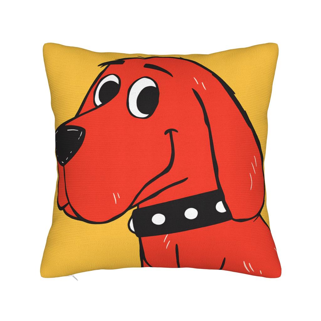 C-Clifford the Big Red Dog Pillow Case Novelty Pillow Cover Soft Pillowcases For Chair Sofa Home Decor