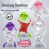 Dancing Skeleton Wobbling Skull Wind-up Toy - Funny 3D Printed Ornament