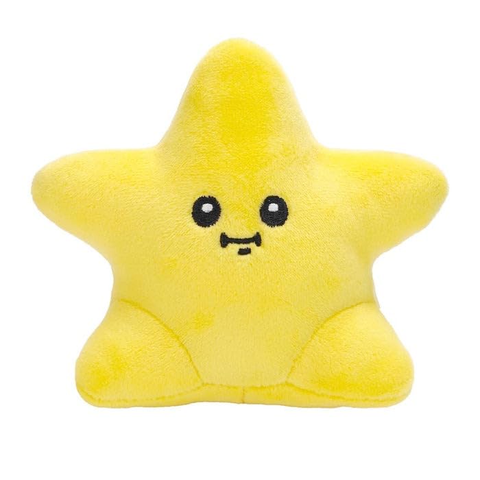 

Potetama stuffed toy, shooting star design, yellow [product]