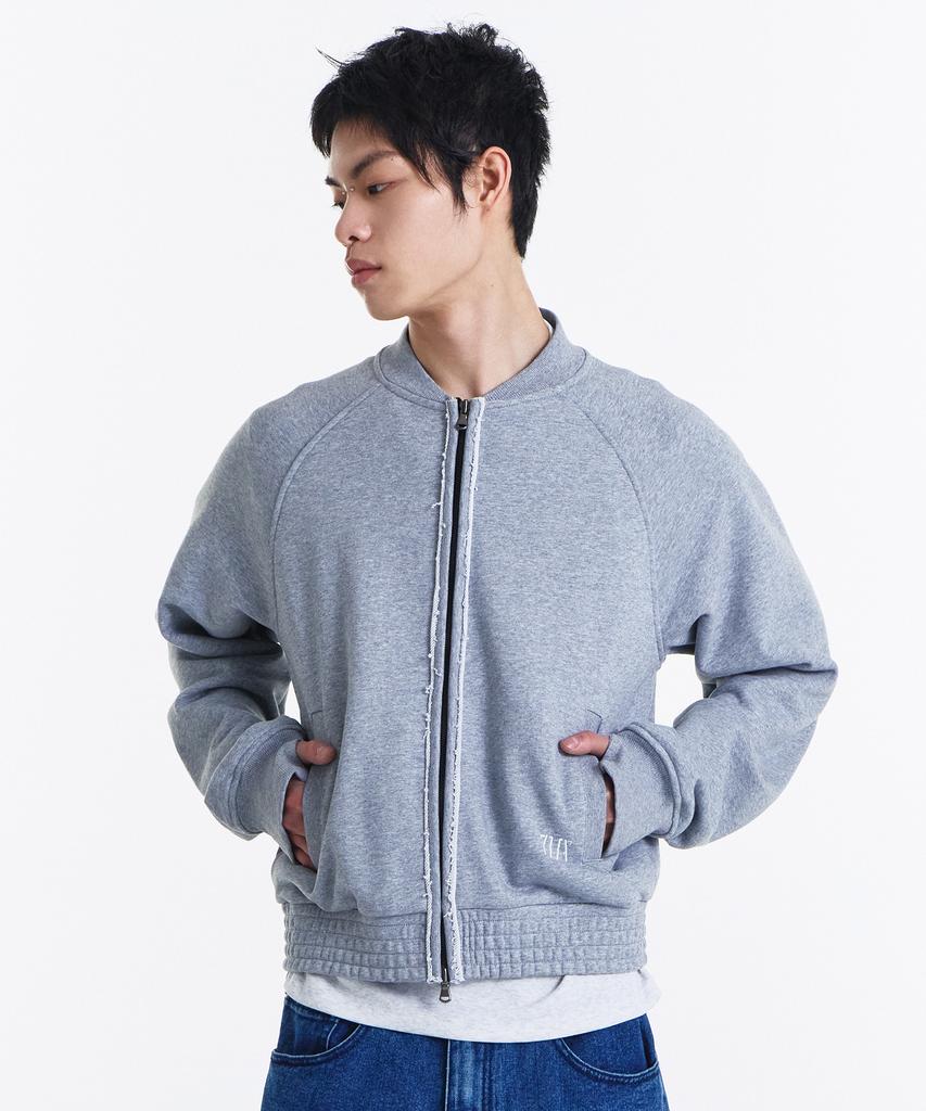 Kichul Uniform Sweat Jacket (Melange Gray)