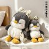 Net Celebrity Penguin Plush Toy - Bowtie Sleeping Penguin Doll, Aquarium Gift for Children