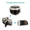 Portable Foldable Octagonal Pet Tent Indoor & Outdoor Pet Playpen Fence Kennel for Dogs and Cats, Easy Setup Large Pet Enclosure