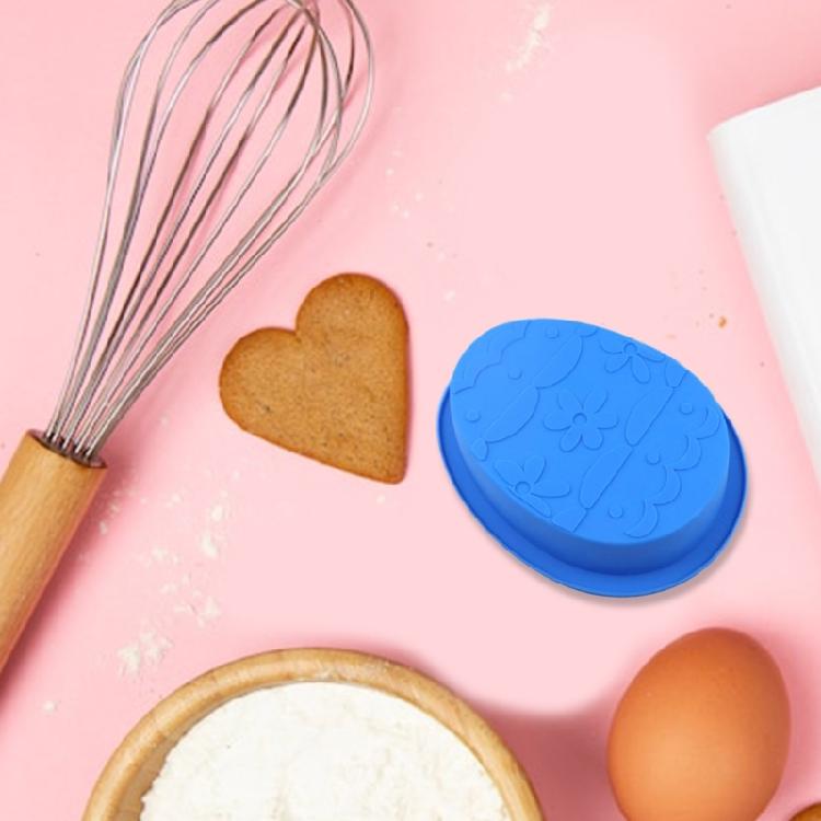 Creative Easter Egg Cake Pan Silicone Oven Freezer Safe Perfect For Baking Enthusiasts Dessert Decorating Supplies