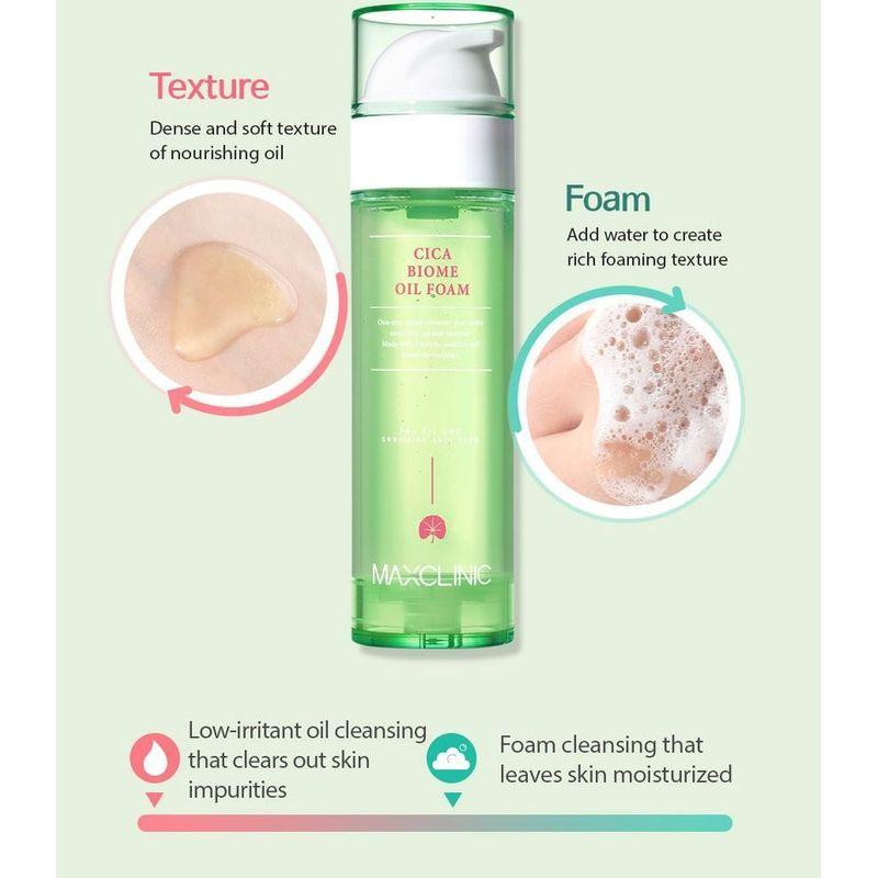 MAXCLINIC - Cica Biome Oil Foam 110ml