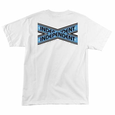 Independent Trucks INTERSECT Skateboard T Shirt WHITE