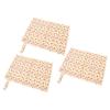 3PCS Portable Diaper Bags with Zipper Water Proof Reusable Baby Diaper Organizer Stroller Hanging St