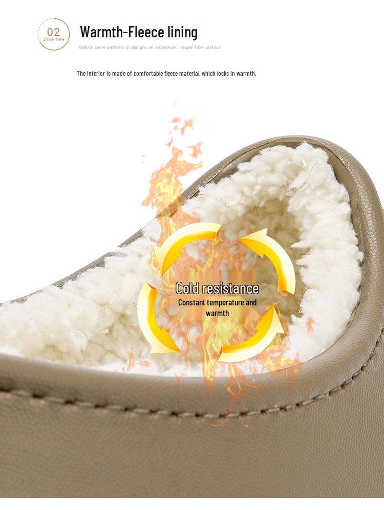 Chef Shoes: Fleece-Lined, Non-Slip, Waterproof Work Shoes for Hotel and Restaurant Staff (Autumn/Winter)