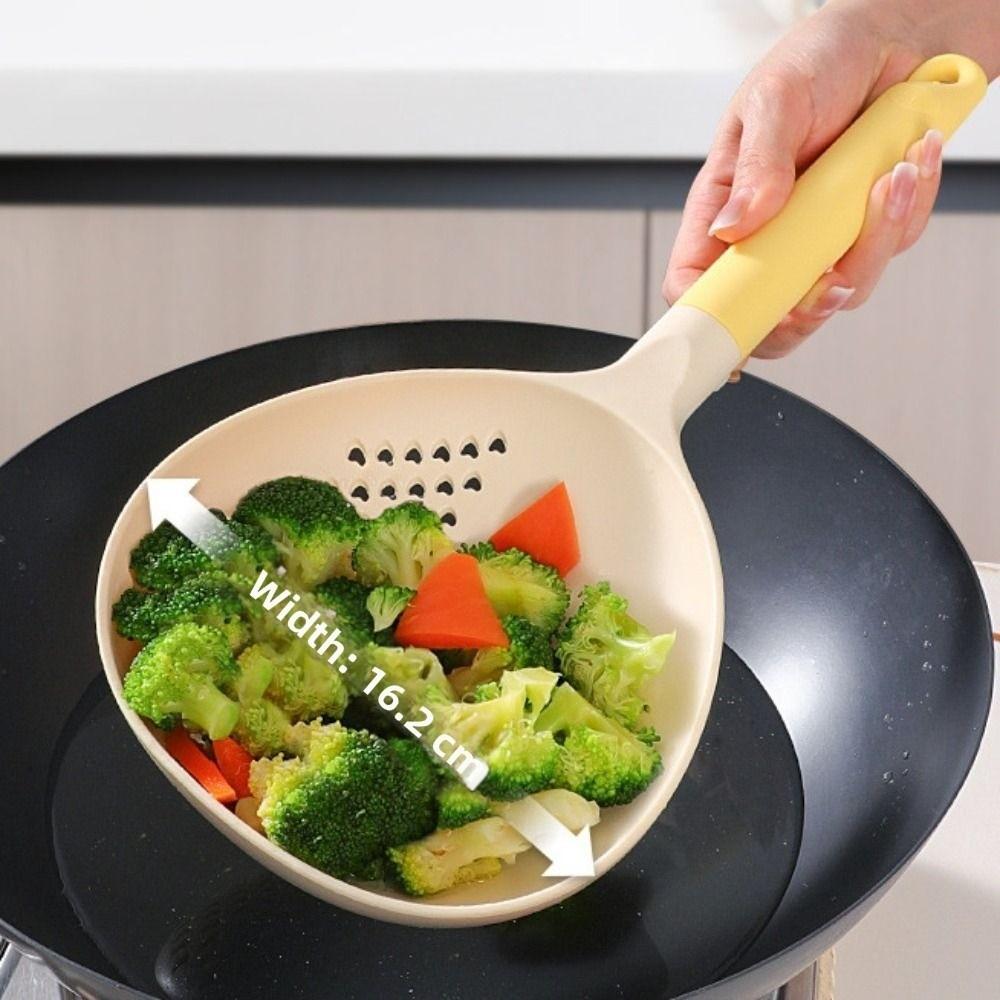 High Heat Resistant Soup Ladle & Colander Big Size Kitchen Ladle Strainer  Kitchen Use
