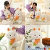 Adorable Carrot Rabbit Plush Toy Soft Stuffed Animal Pillow Cute Bunny Doll Birthday Gift For Girls