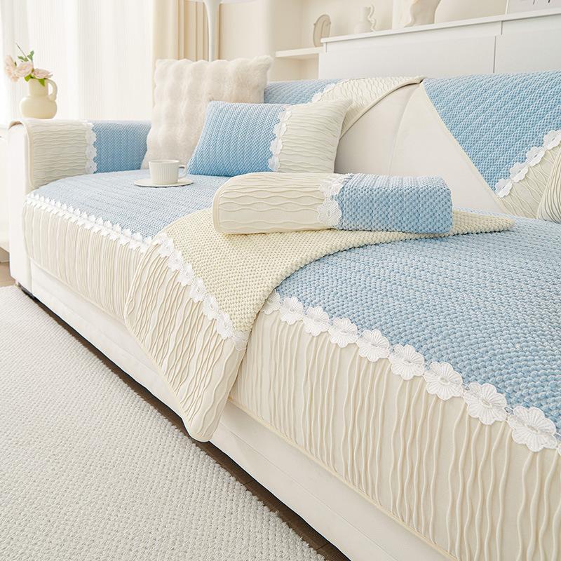 Corduroy Sofa Cushion Winter Thickened Non-Slip Sofa Cover Towel Simple Modern Washable Sofa Cover