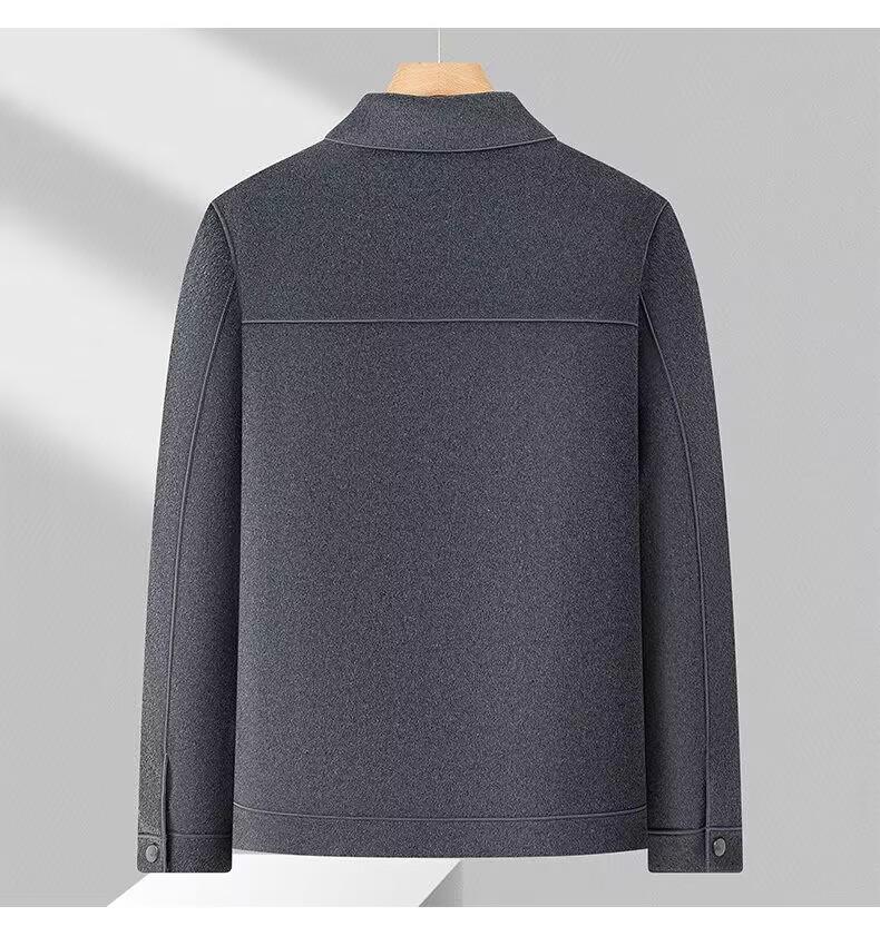 Autumn and Winter Wool Coat Lapel  Version Take-off Down Liner Double-sided Woolen Business Jacket