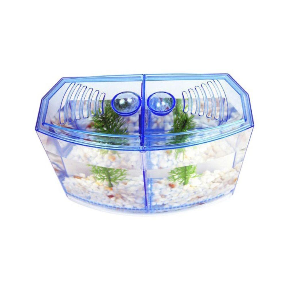 Plastic Betta Fish Tank Transparent Fish Breeding Isolation Box  Aquarium