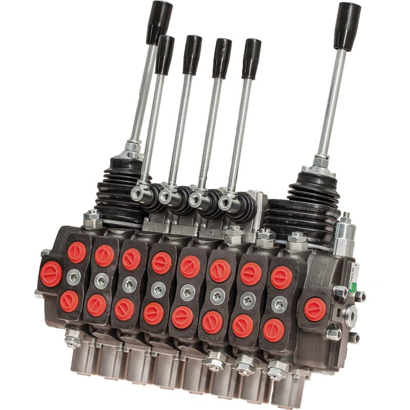 Distribuitor hidraulic cu 8 secțiuni fără secțiuni electronice 87001045