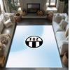 Tappeto Morbido Area Rug con Motivo Calcio FC Zürich Antiscivolo Tappeto per Pavimento Interno Tappetino Decorazione Sportiva per Camera da Letto