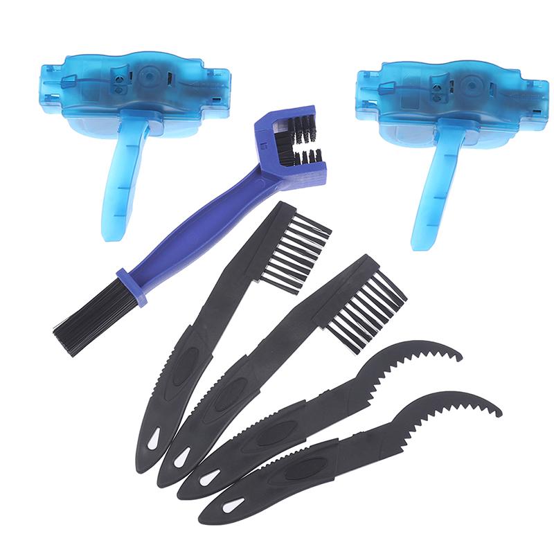 Chain Cleaner Mountain Bike Portable Cleaning Kit Brush Purifier Tool