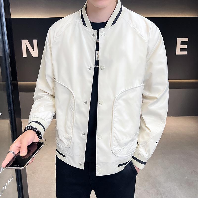 Autumn Workwear Long Sleeve Baseball Jacket