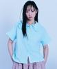 Guwolsibil Bohemian Accordion Shirt Mint