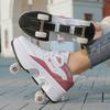 33-42 Kids/ Mens Four Wheels Sneakers with On Double Wheels Roller Sneakers  Deformation  Roller Skate Shoes for Girls