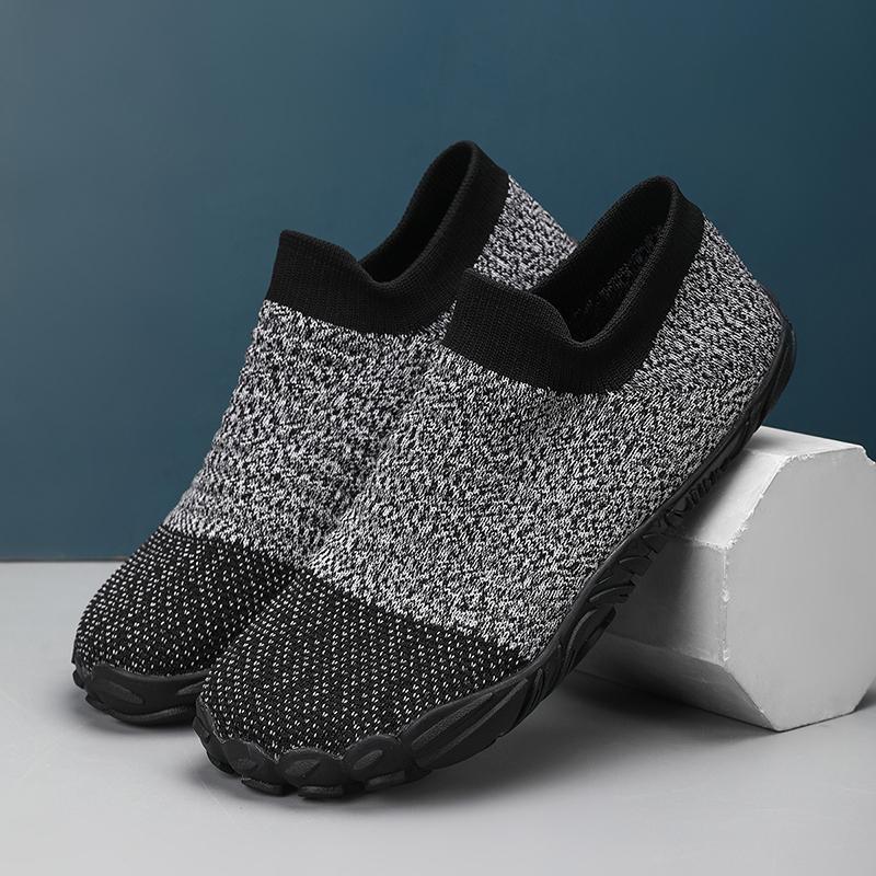 Fashion Loafers Woman Shoes Breathable Mesh Fabric New Walking Wide Toe Flat Jogging Breathable Soft Sole Men's Sports Shoes Large Size