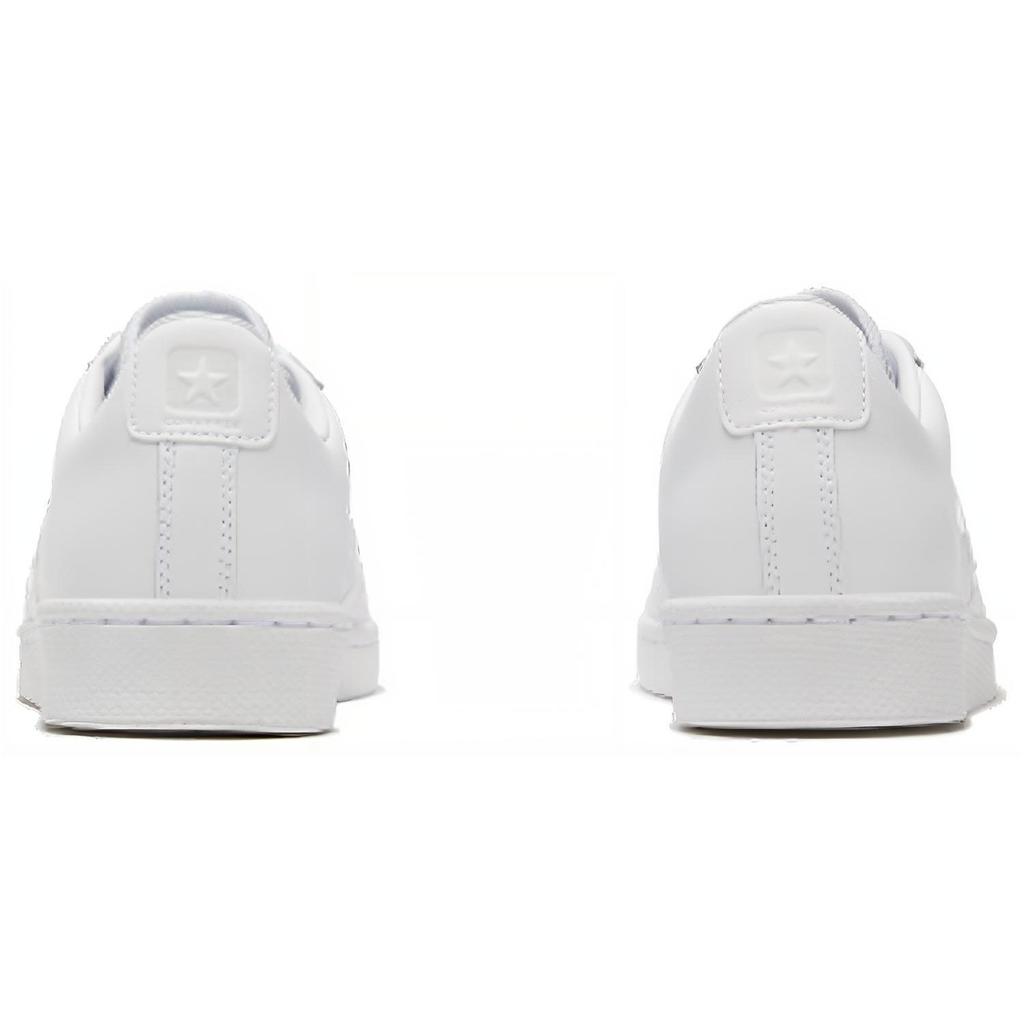 Converse Basse in Vera Pelle 'Triple White' 167239C