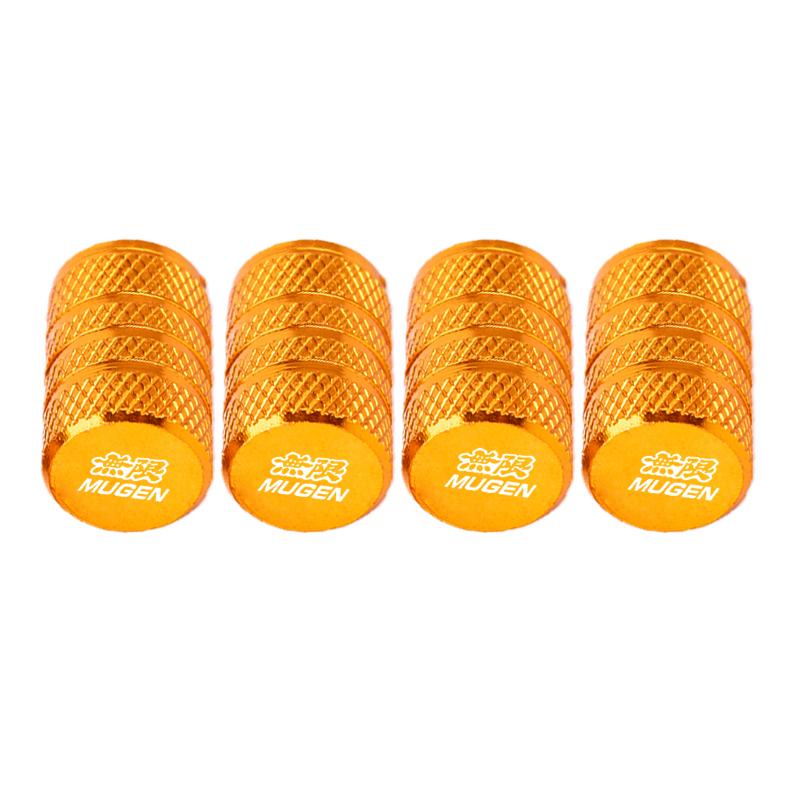 Car Wheel Tire Valve Caps Tyre Stem Covers Airdust Waterproof For Honda Mugen Civic Fit Accord Odyssey Pilot Jazz CRV HRV Legend