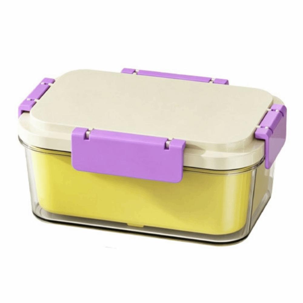 Portable Food Storage Box Reusable Sealed Lunch Box Multifunctional Food Storage Container  Travel Style 3