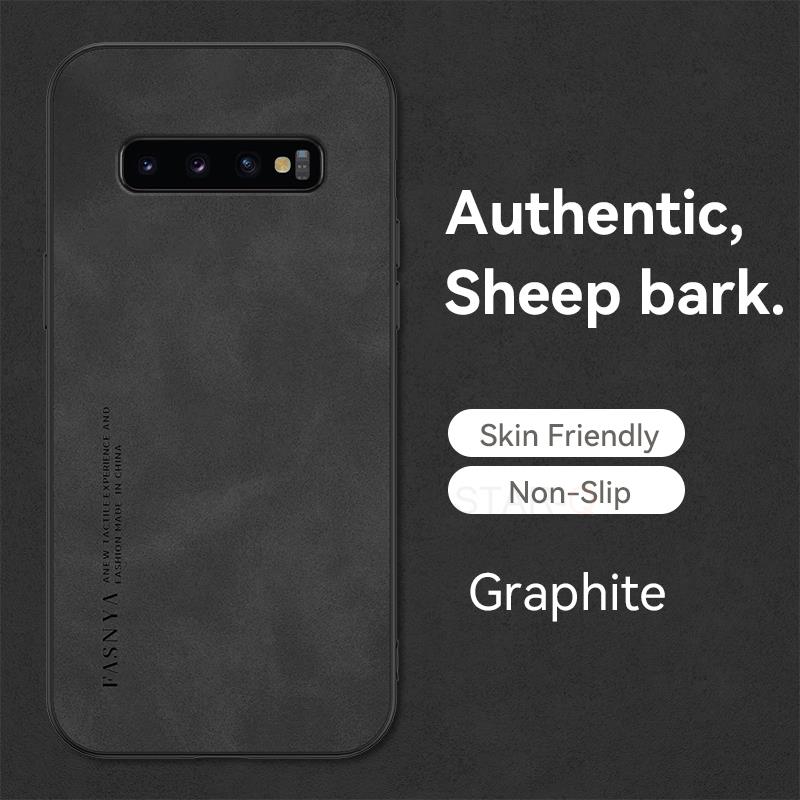 S 10 9 8 Luxusní Vintage kožené pouzdro z ovčí kůže pro Samsung Galaxy S10 S9 S8 Plus 5g Men Business Retro Back Cover S10plus S9plus