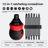 Labor-Saving Ratchet Screwdriver Set Dual-Purpose Short Shaped Radish Head High Hardness Screwdriver DIY Tools New