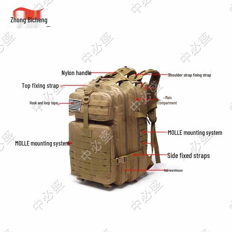 Sac à dos tactique imperméable de camouflage d'extérieur