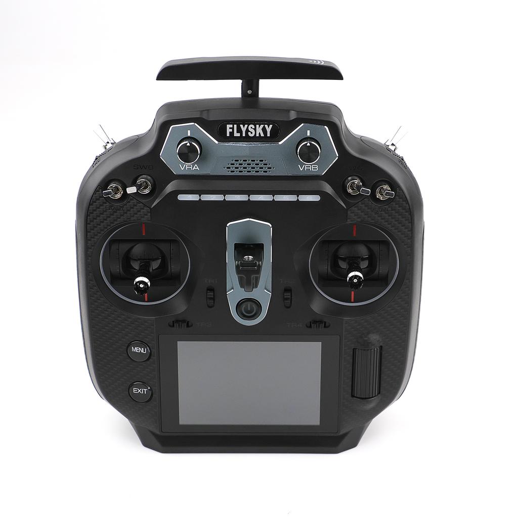 2.4GHz 16CH Remote Controller, 3.5 Inch IPS Screen Transmitter with Receiver Set for Remote Control Plane Car Boat Black