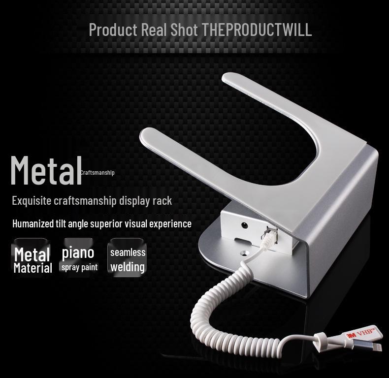 Lingfang TPC1001C Silver Matte Anti-theft Tablet Stand
