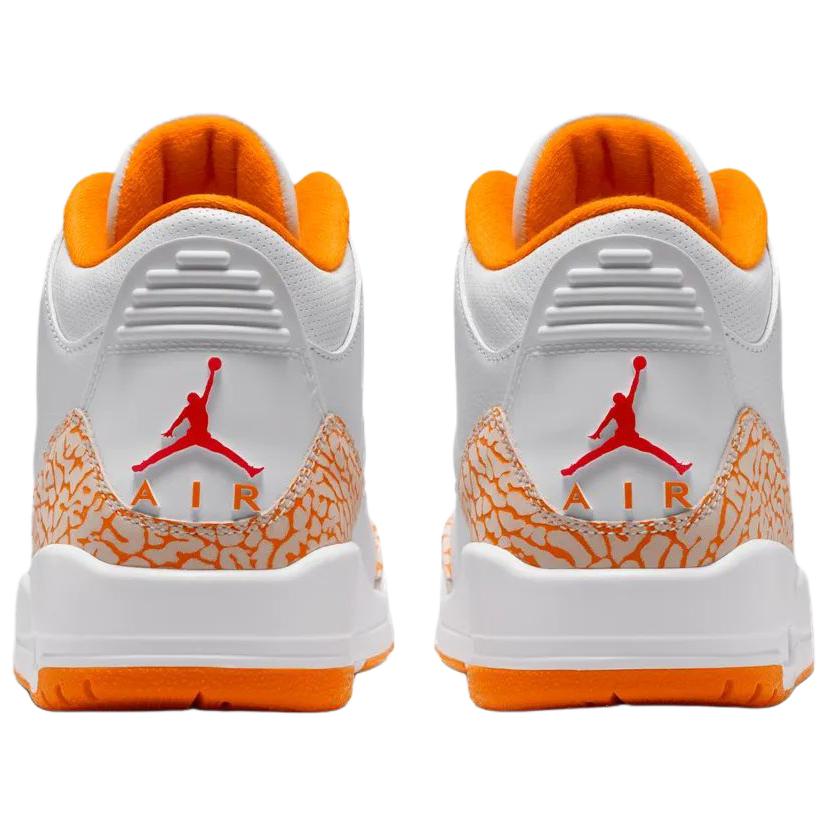 Jordan Air Jordan 3 Vintage Basketball Shoes Women's White Orange CK9246-101