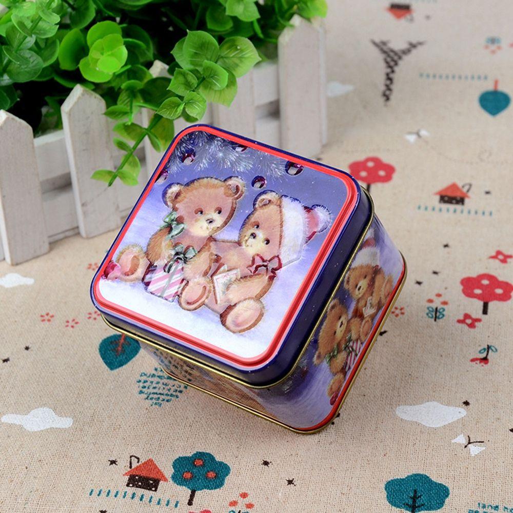 Christmas Ornaments Tin Box Gift Box Storage Box Candy Box Christmas Supplies Christmas Decorations