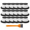 18Pack Replacement Washable HEPA Filters Compatible For Horsepower Duck Vacuum Cleaner With Cleaning Brush Spare Parts