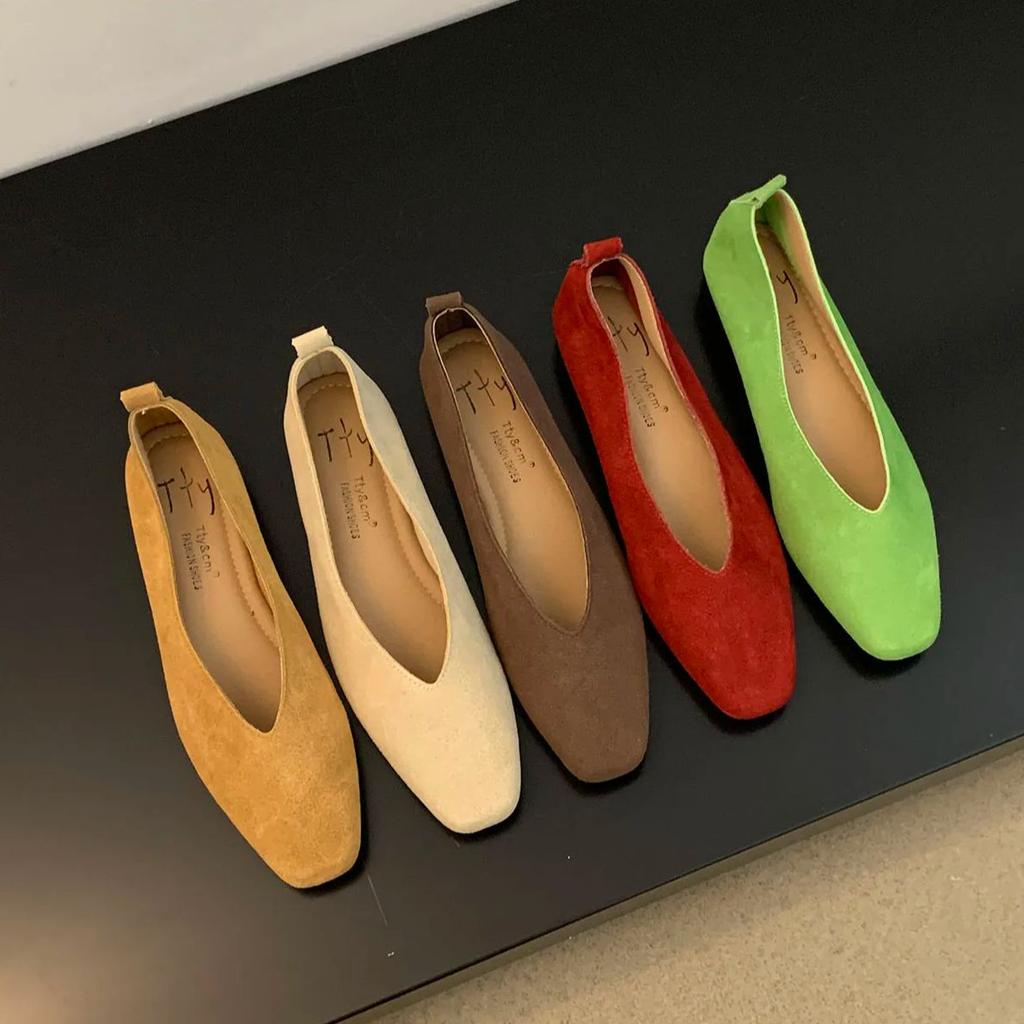 Fashion Bailamos Women Flat Shoes Round Toe Shallow Soft Ballerina Shoes Ladies Casual Dress Shoes Classics Ballet Loafers Mujer